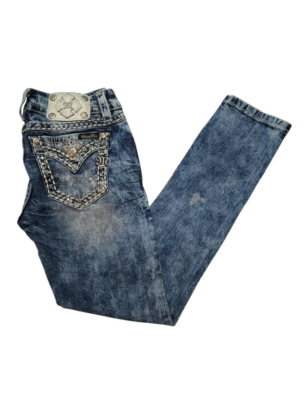 Miss Me Signature Ankle Skinny Jeans Size 27